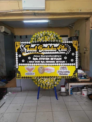Papan Bunga di Pluit