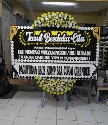Papan Bunga di Pluit