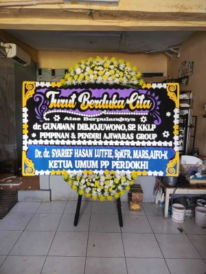 Papan Bunga di Pluit